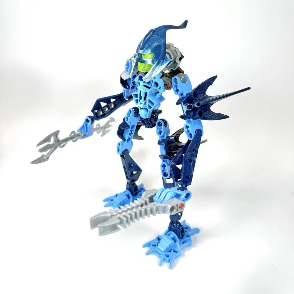 LEGO Bionicle Glatorian Legends Kiina 8987 Complete Manual Canister No Lid